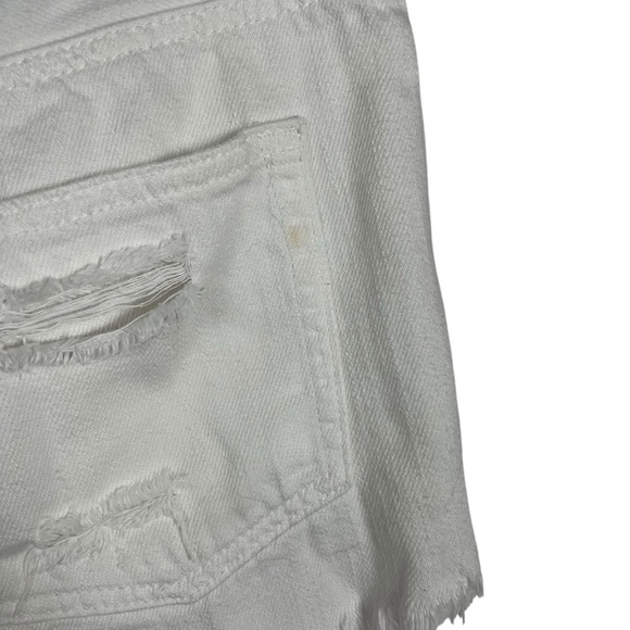Free People Loving Good Vibrations Denim Shorts in White Size 28 - Picture 8 of 16